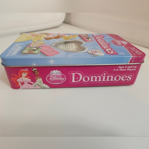 Dominoes Disney Princess Collector Tin Set 28 Pieces Game - Picture 2 of 7
